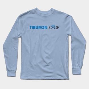 Tiburon Loop blue with bike Long Sleeve T-Shirt